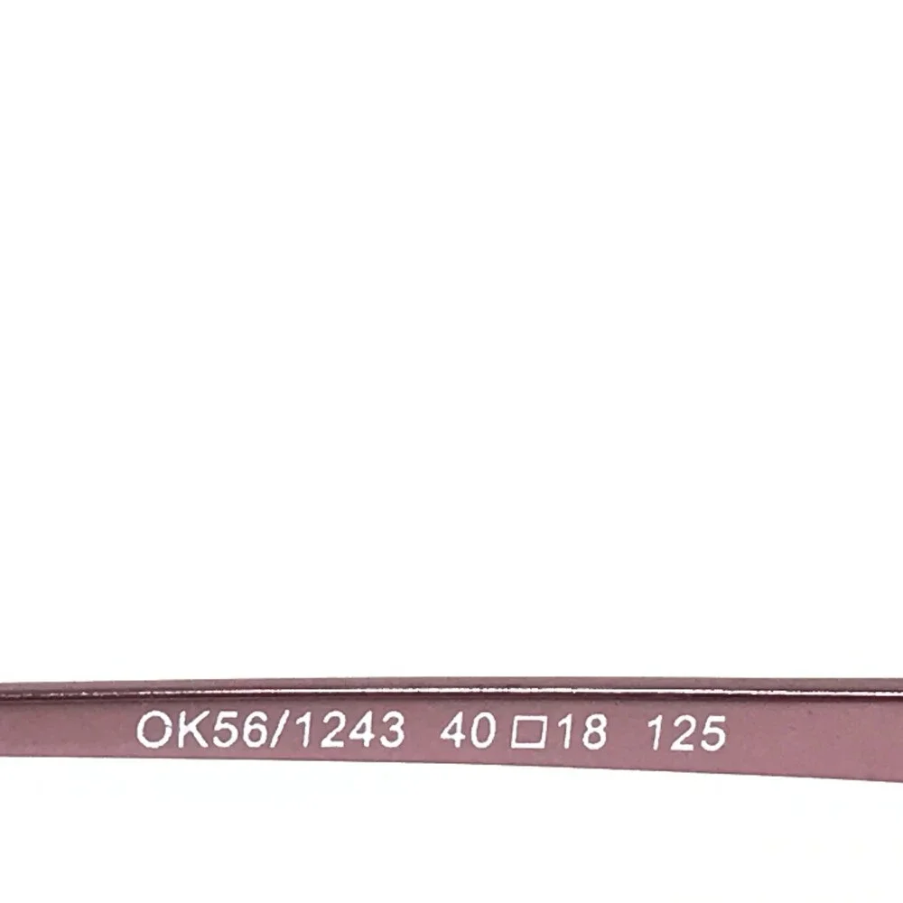 OGI Eyeglasses Frames Kids OK56/1243 Purple Rectangular Half Rim 40-18-125